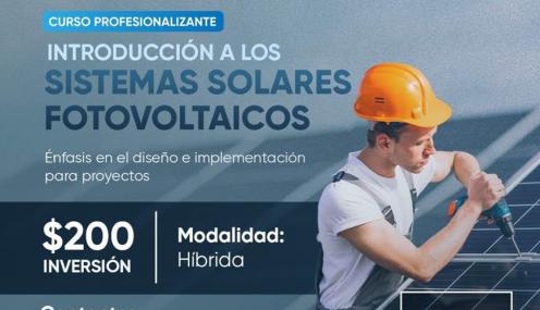 Curso Profesionalizante Introducción a los Sistemas Solares Fotovoltaicos