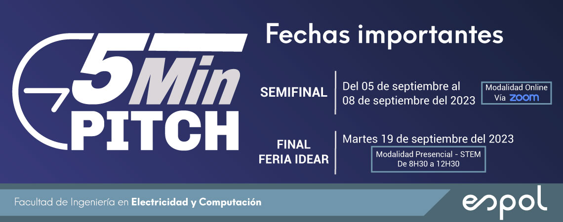 fechas importante  5minPitch I PAO 2023